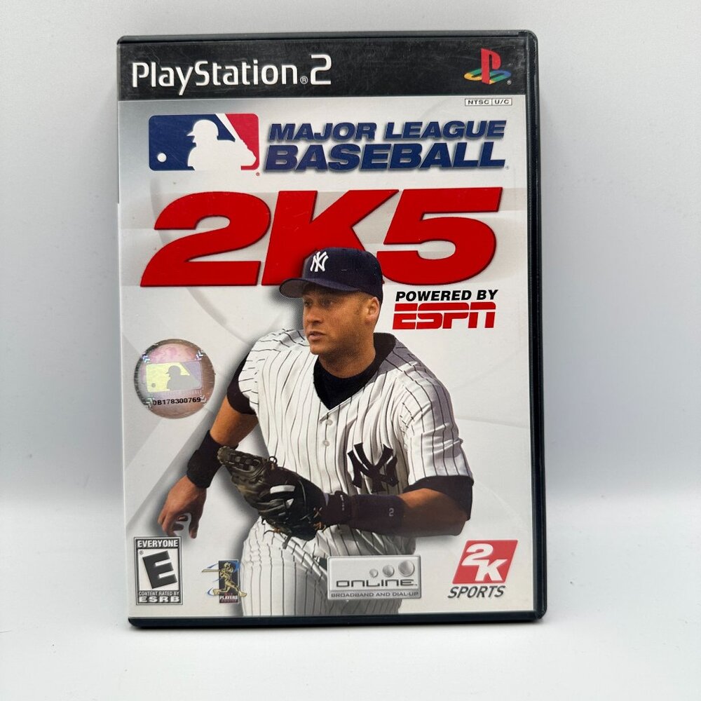 Major League Baseball 2K5 PlayStation 2 Complete Tested Working Sports Game 2005